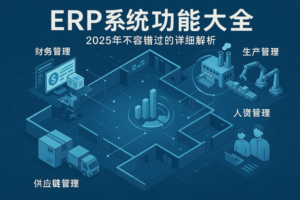 ERP系统功能大全，2025年不容错过的详细解析