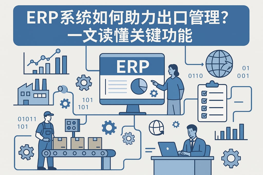 ERP系统如何助力出口管理？一文读懂关键功能
