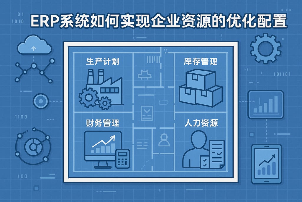 ERP系统如何实现企业资源的优化配置