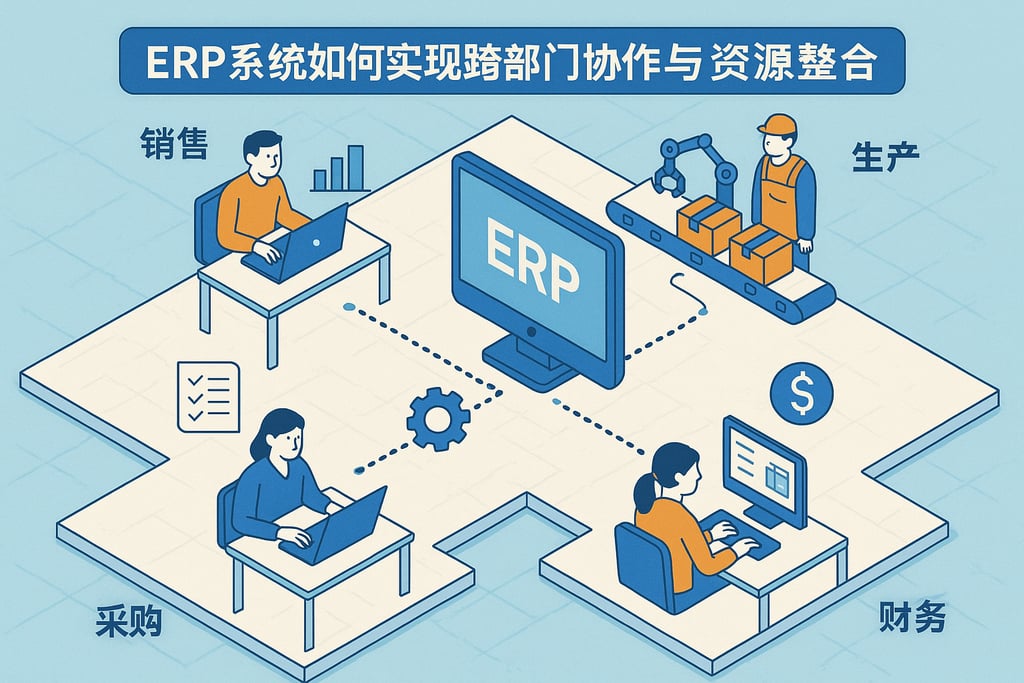 ERP系统如何实现跨部门协作与资源整合