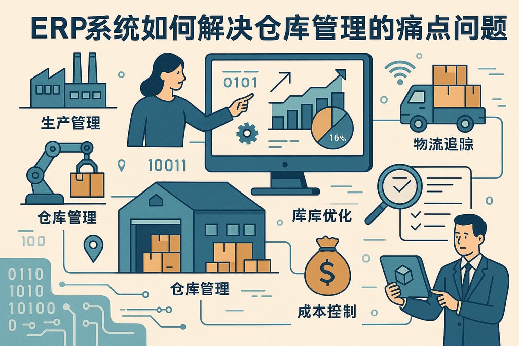 ERP系统如何解决仓库管理的痛点问题