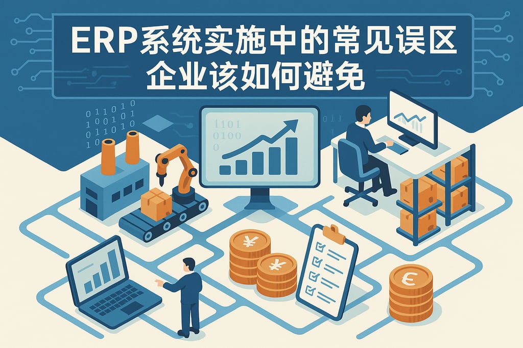 ERP系统实施中的常见误区，企业该如何避免