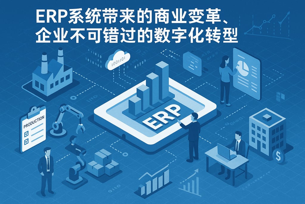 ERP系统带来的商业变革，企业不可错过的数字化转型