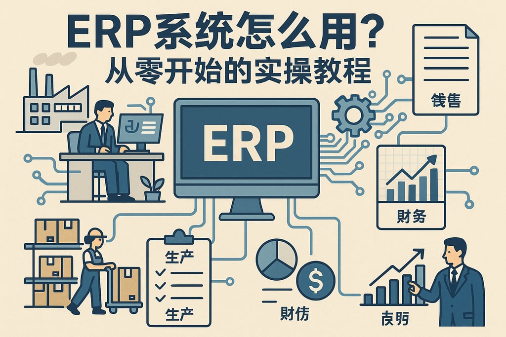 ERP系统怎么用？从零开始的实操教程