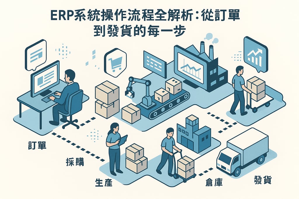 ERP系统操作流程全解析：从订单到发货的每一步