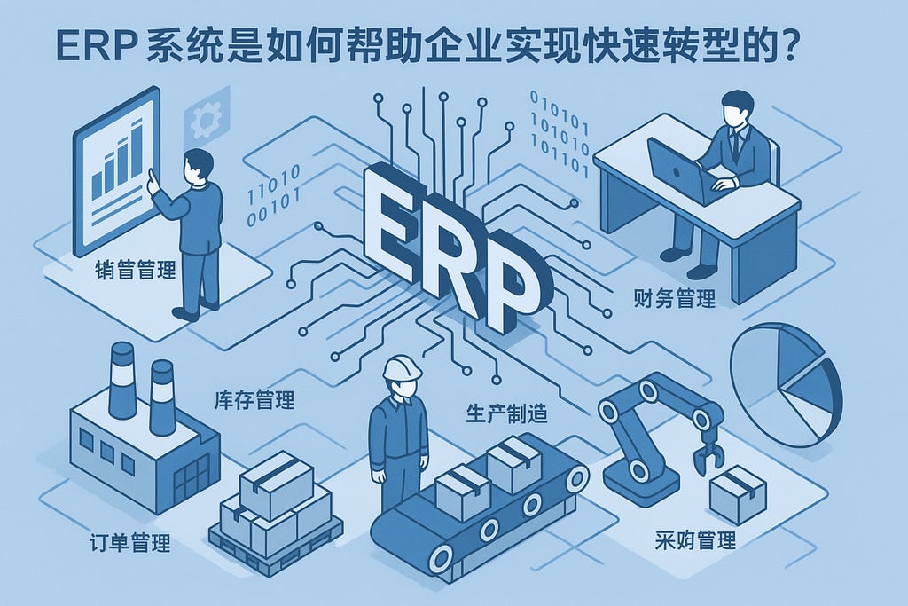 ERP系统是如何帮助企业实现快速转型的？