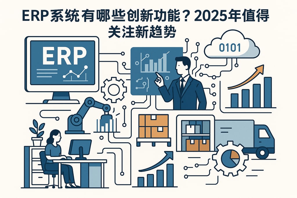 ERP系统有哪些创新功能？2025年值得关注的新趋势