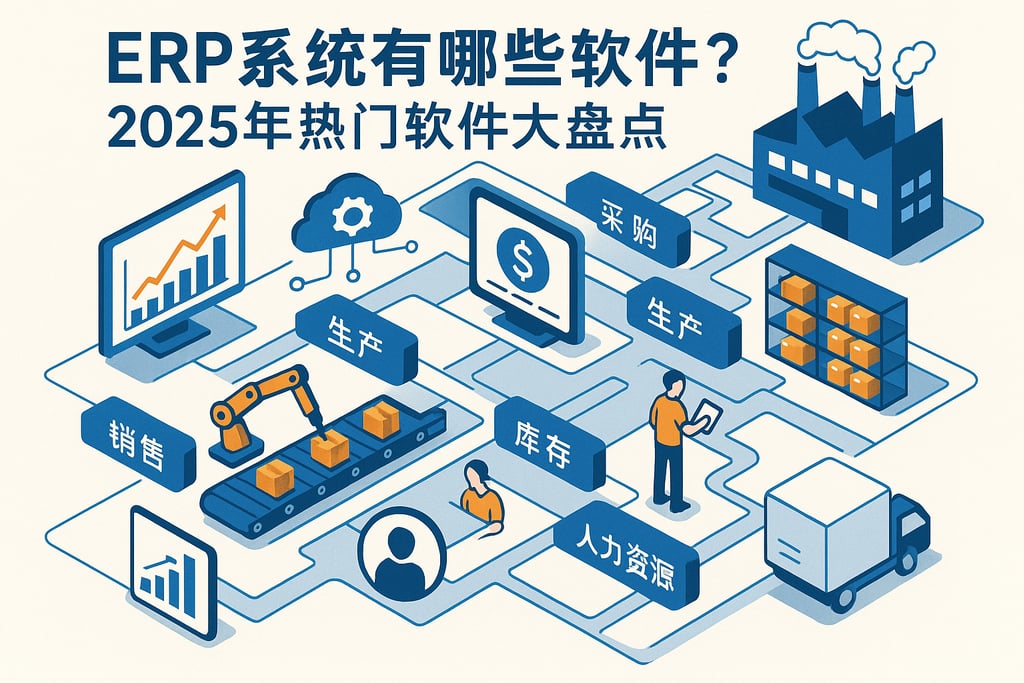ERP系统有哪些软件？2025年热门软件大盘点