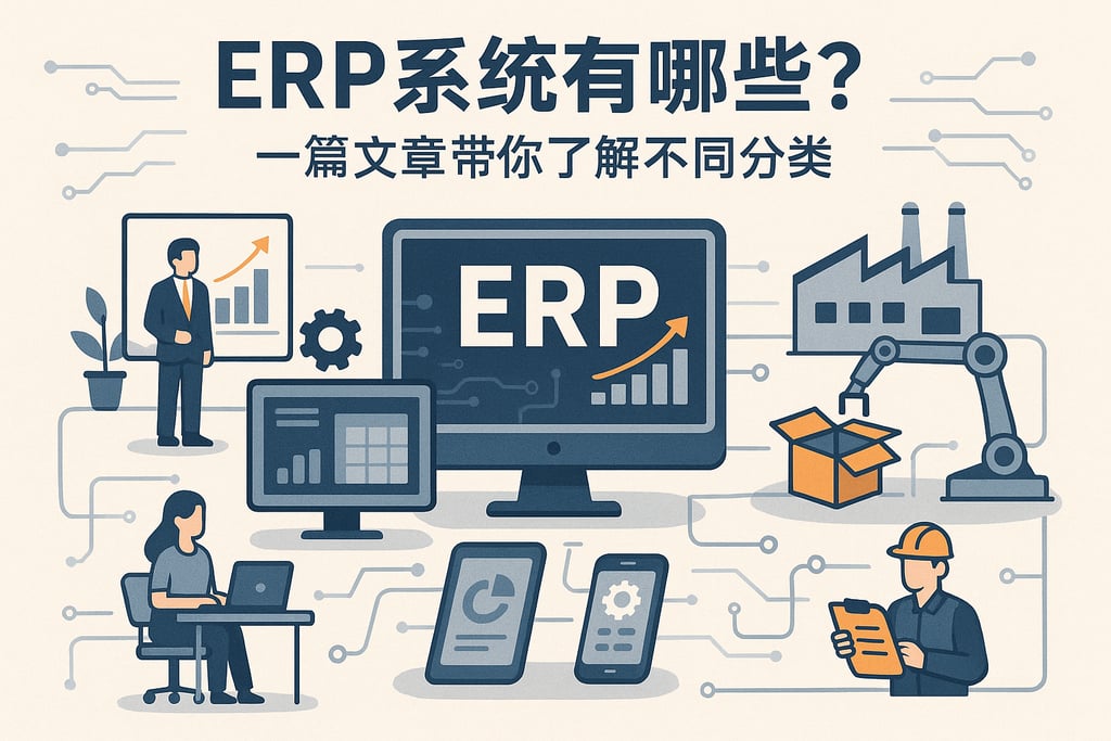 ERP系统有哪些？一篇文章带你了解不同分类