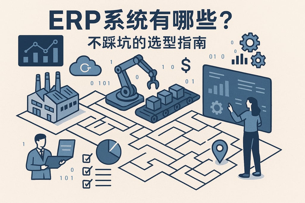 ERP系统有哪些？不踩坑的选型指南