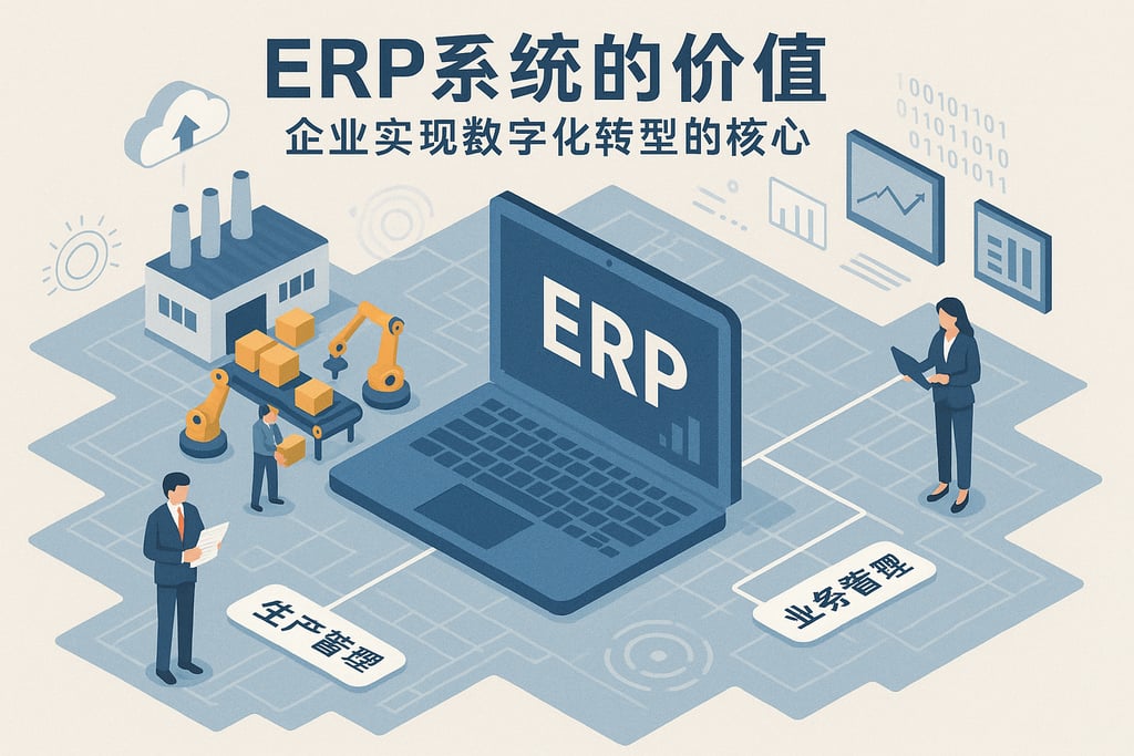 ERP系统的价值：企业实现数字化转型的核心