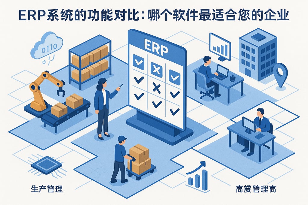 ERP系统的功能对比：哪个软件最适合您的企业