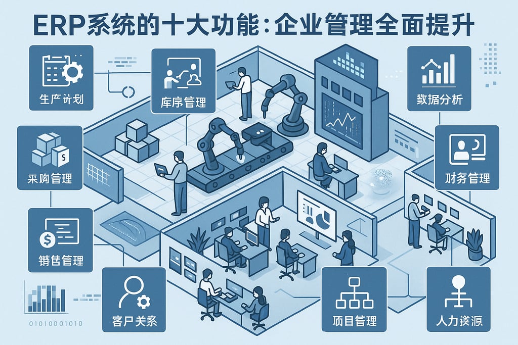 ERP系统的十大功能：企业管理的全面提升