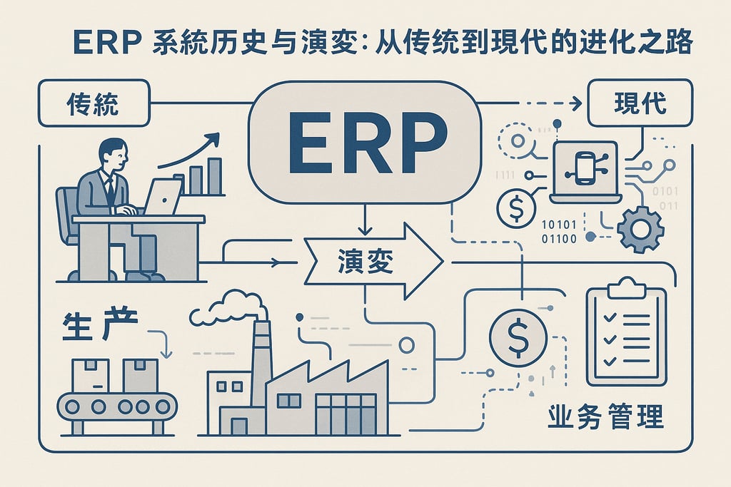 ERP系统的历史与演变：从传统到现代的进化之路