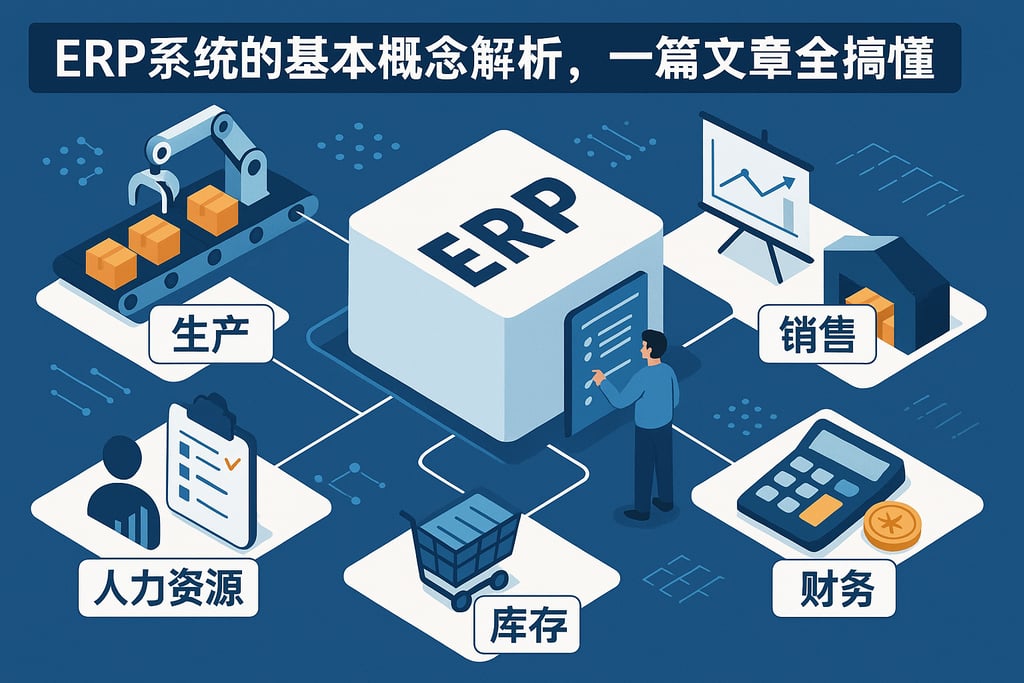 ERP系统的基本概念解析，一篇文章全搞懂