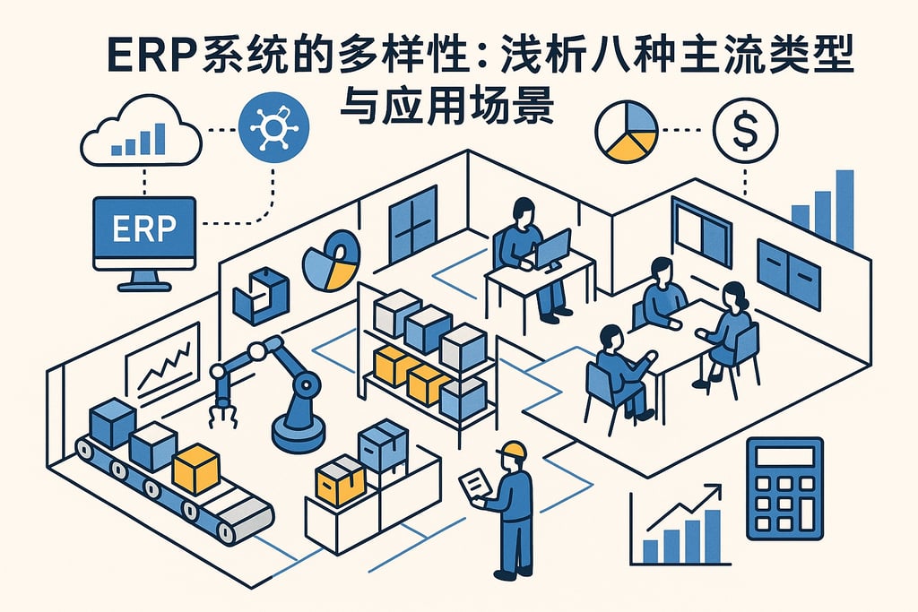 ERP系统的多样性：浅析八种主流类型与应用场景