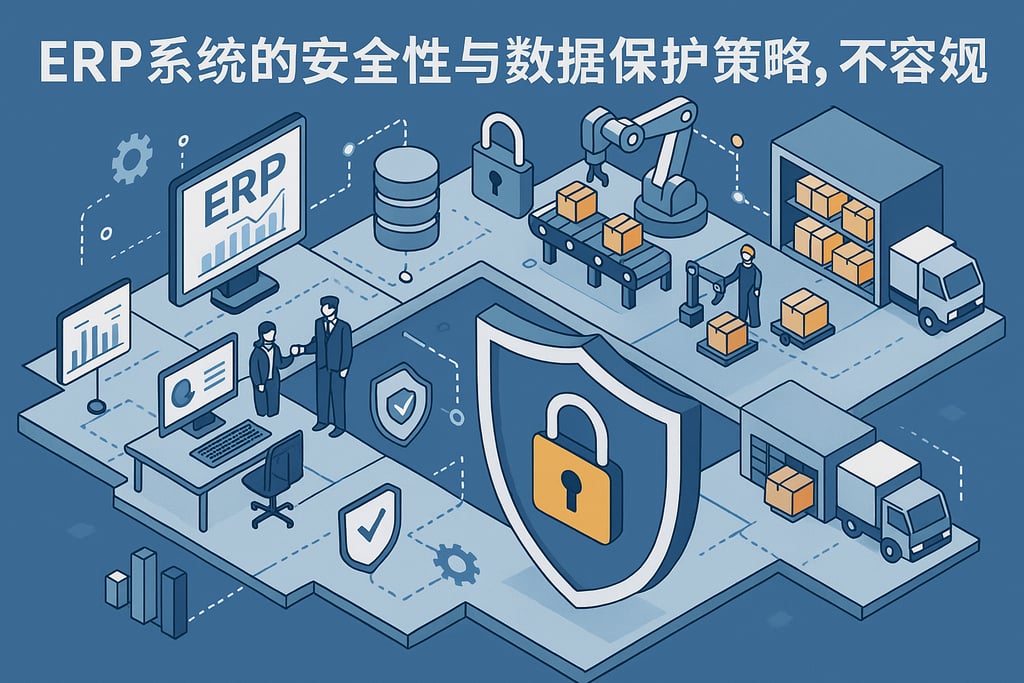 ERP系统的安全性与数据保护策略，不容忽视