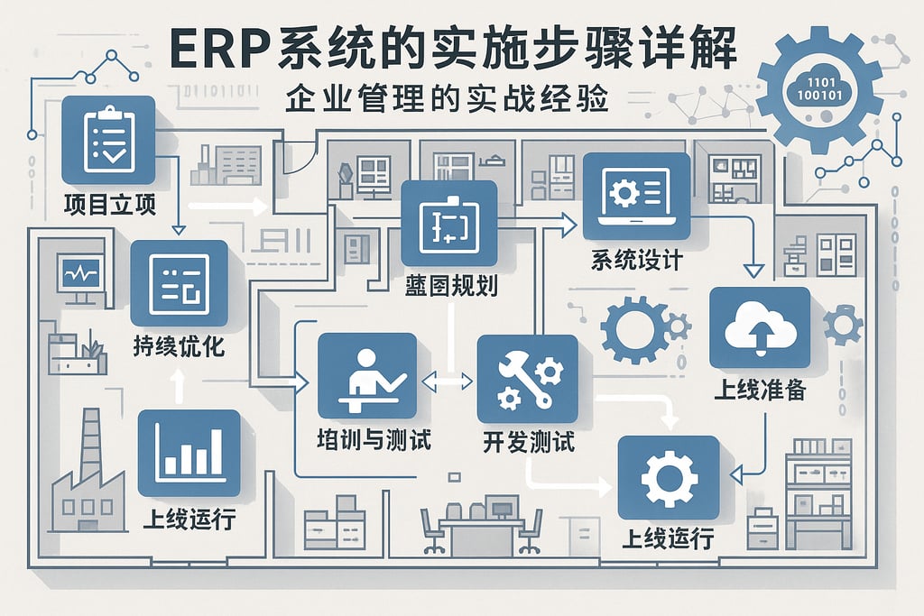 ERP系统的实施步骤详解，企业管理的实战经验