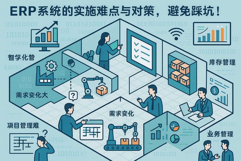ERP系统的实施难点与对策，避免踩坑！