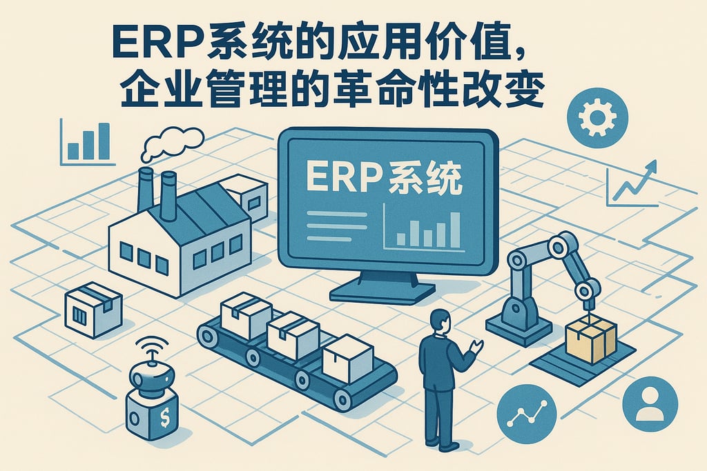 ERP系统的应用价值，企业管理的革命性改变