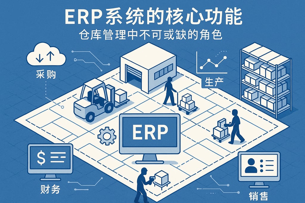 ERP系统的核心功能，仓库管理中不可或缺的角色