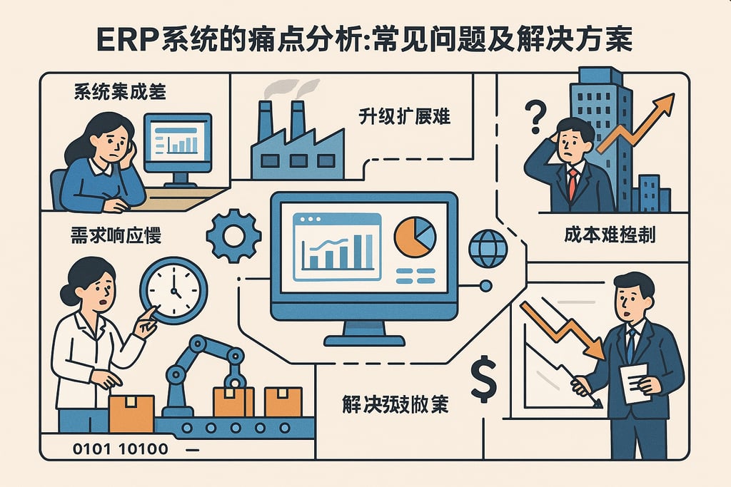 ERP系统的痛点分析：常见问题及解决方案
