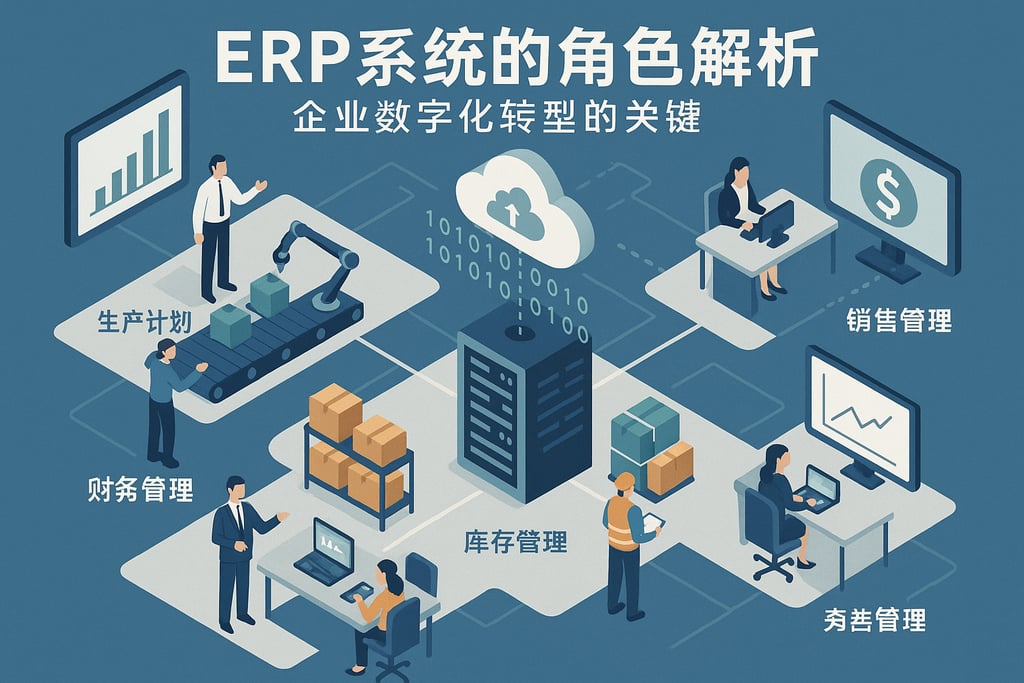 ERP系统的角色解析，企业数字化转型的关键
