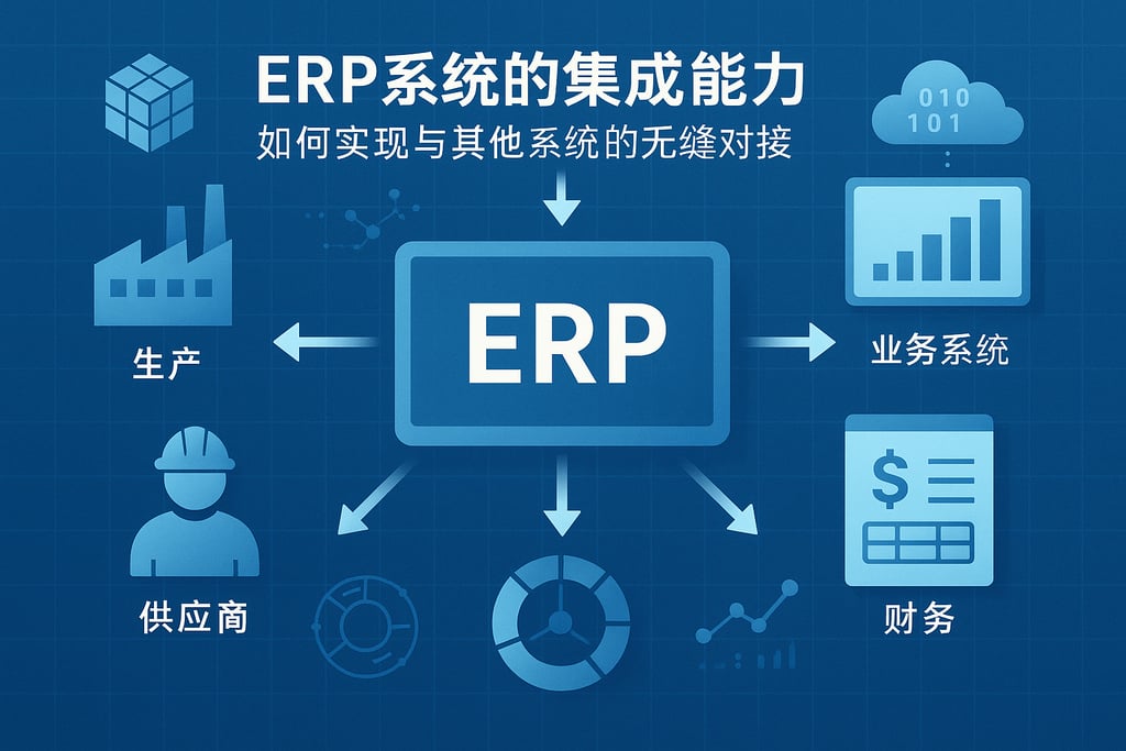 ERP系统的集成能力，如何实现与其他系统的无缝对接