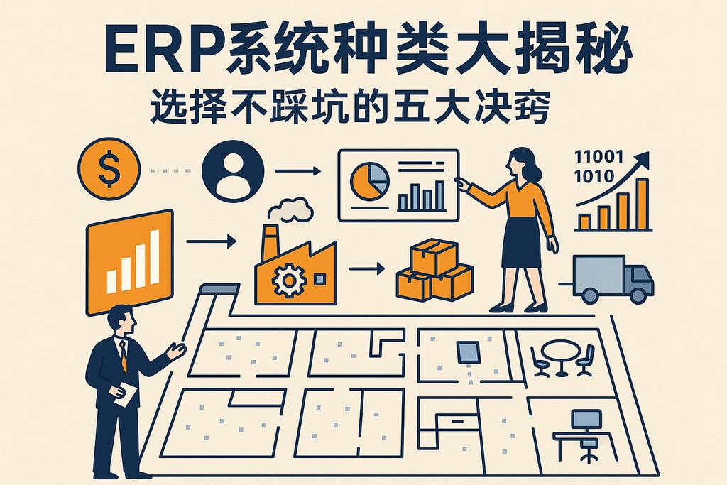 ERP系统种类大揭秘，选择不踩坑的五大诀窍