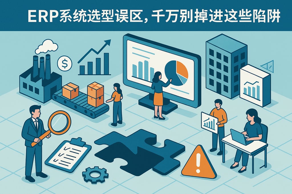 ERP系统选型误区，千万别掉进这些陷阱