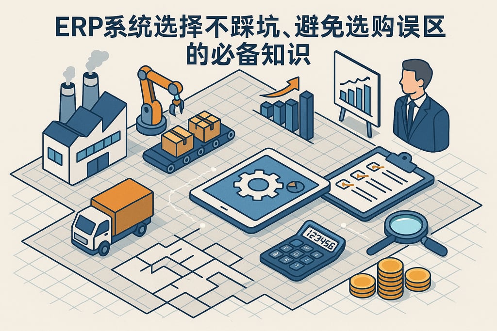 ERP系统选择不踩坑，避免选购误区的必备知识