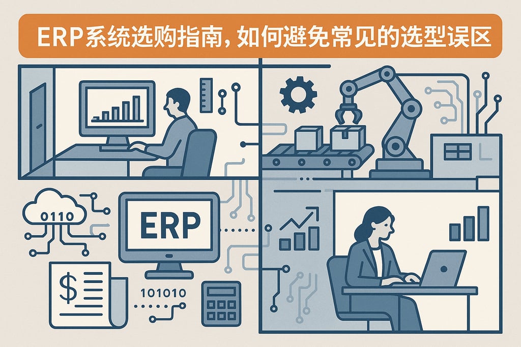 ERP系统选购指南，如何避免常见的选型误区