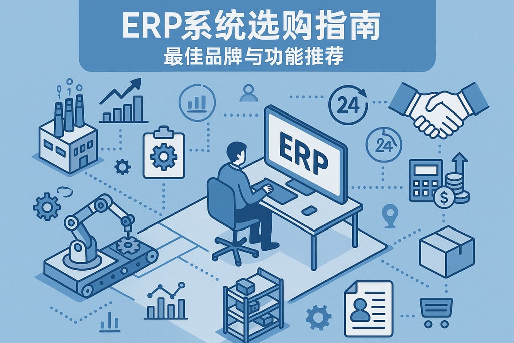 ERP系统选购指南，最佳品牌与功能推荐