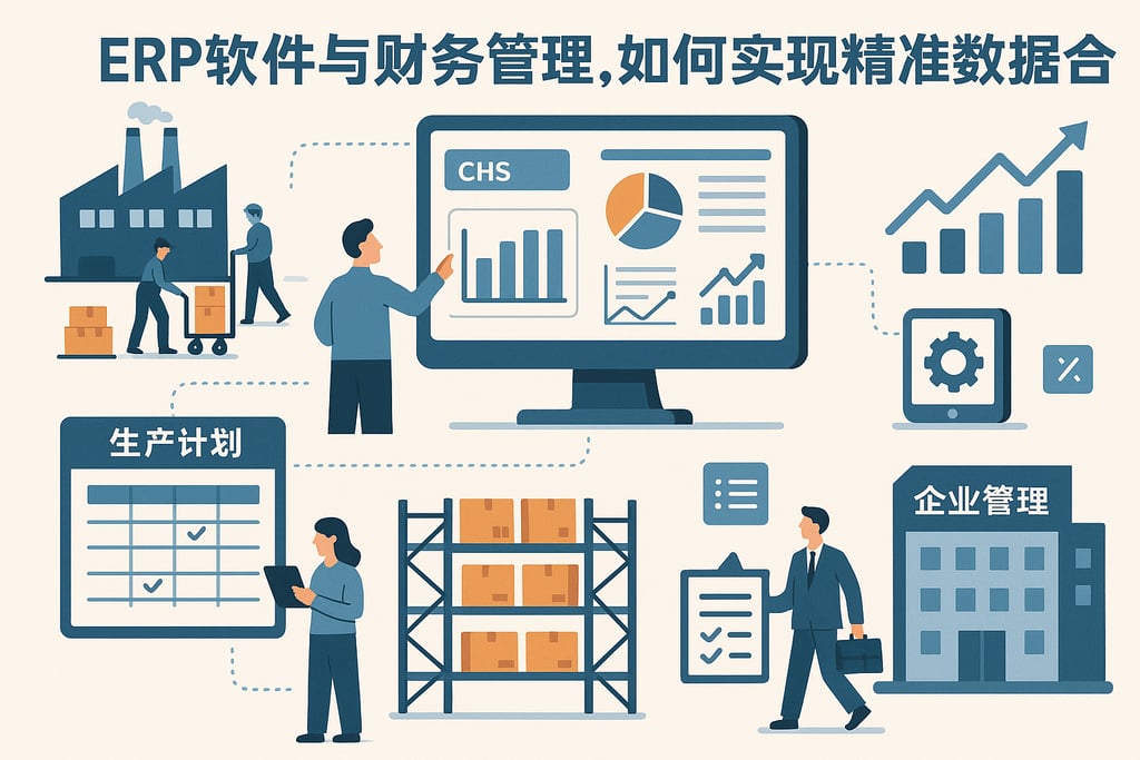 ERP软件与财务管理，如何实现精准的数据整合