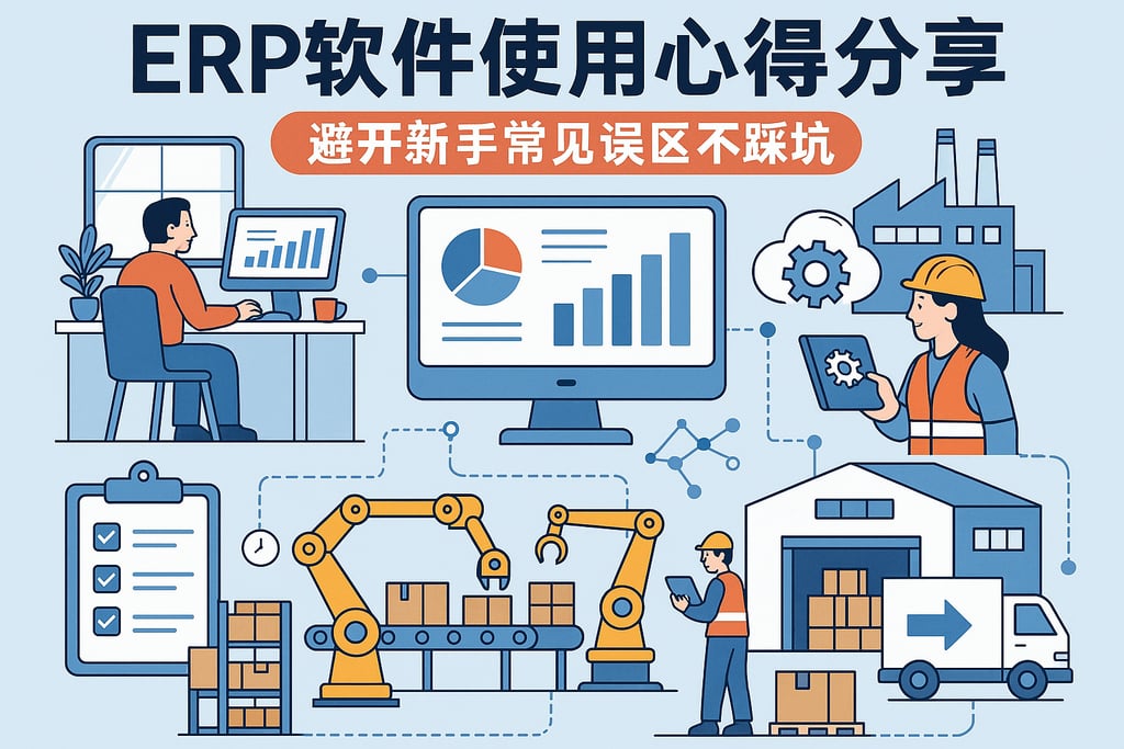 ERP软件使用心得分享，避开新手常见误区不踩坑