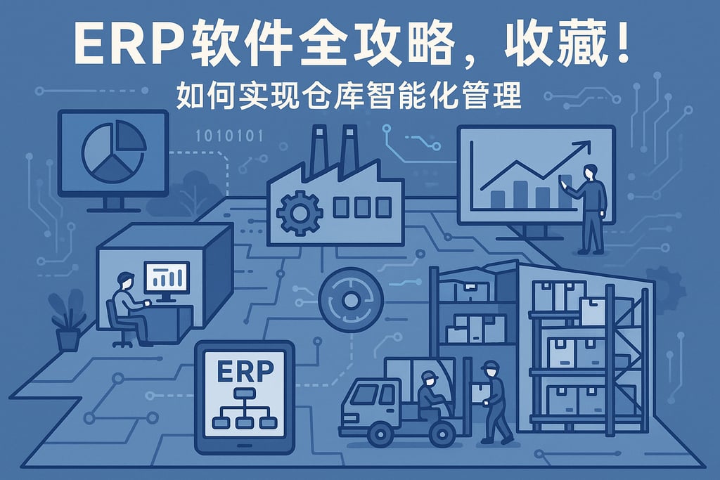 ERP软件全攻略，收藏！如何实现仓库智能化管理
