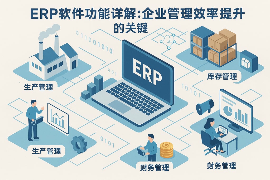 ERP软件功能详解：企业管理效率提升的关键