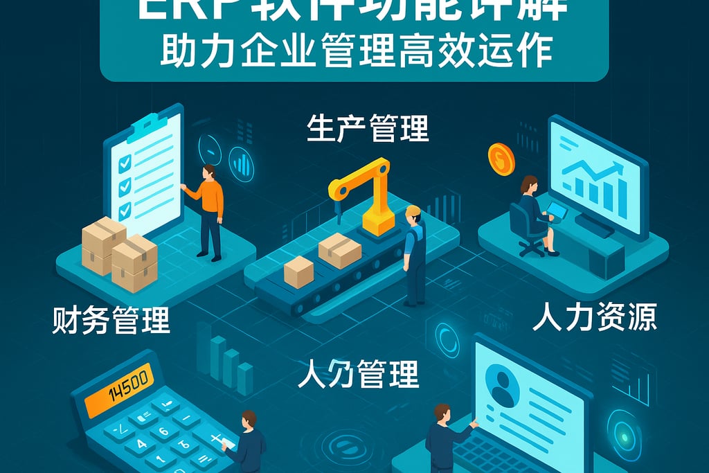 ERP软件功能详解：助力企业管理高效运作
