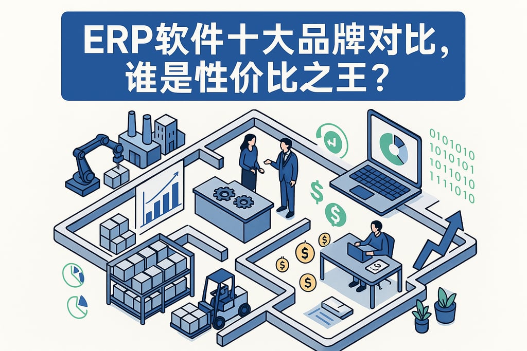 ERP软件十大品牌对比，谁是性价比之王？