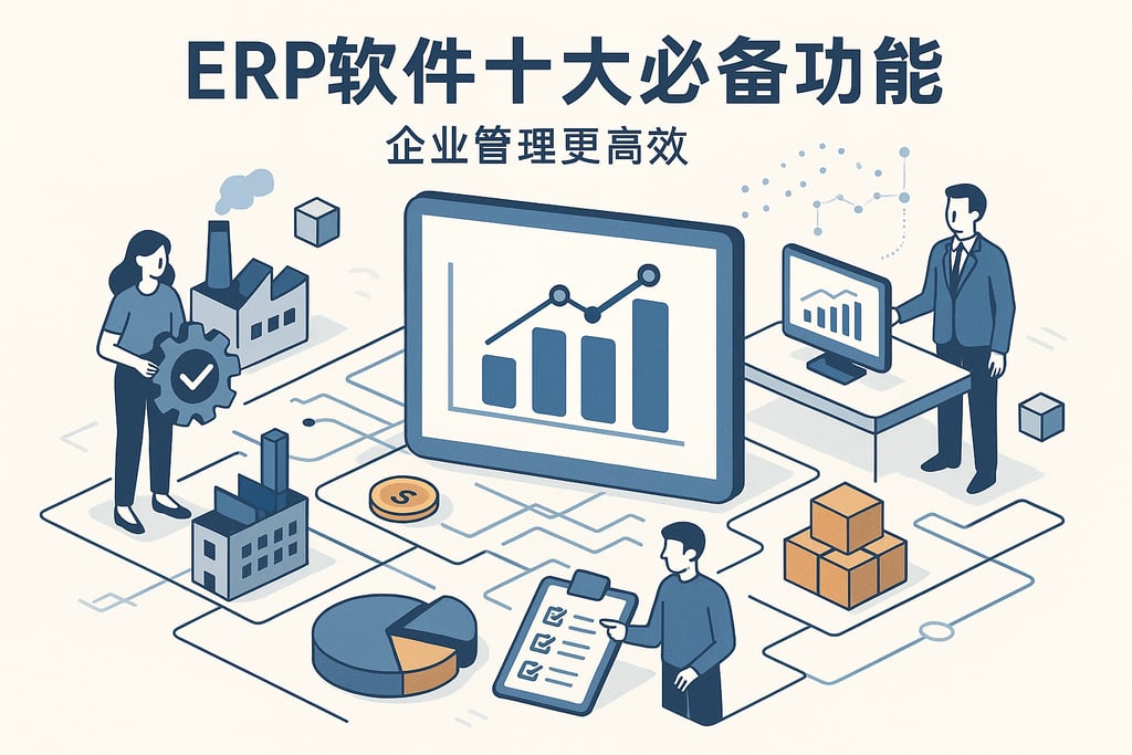 ERP软件十大必备功能，企业管理更高效