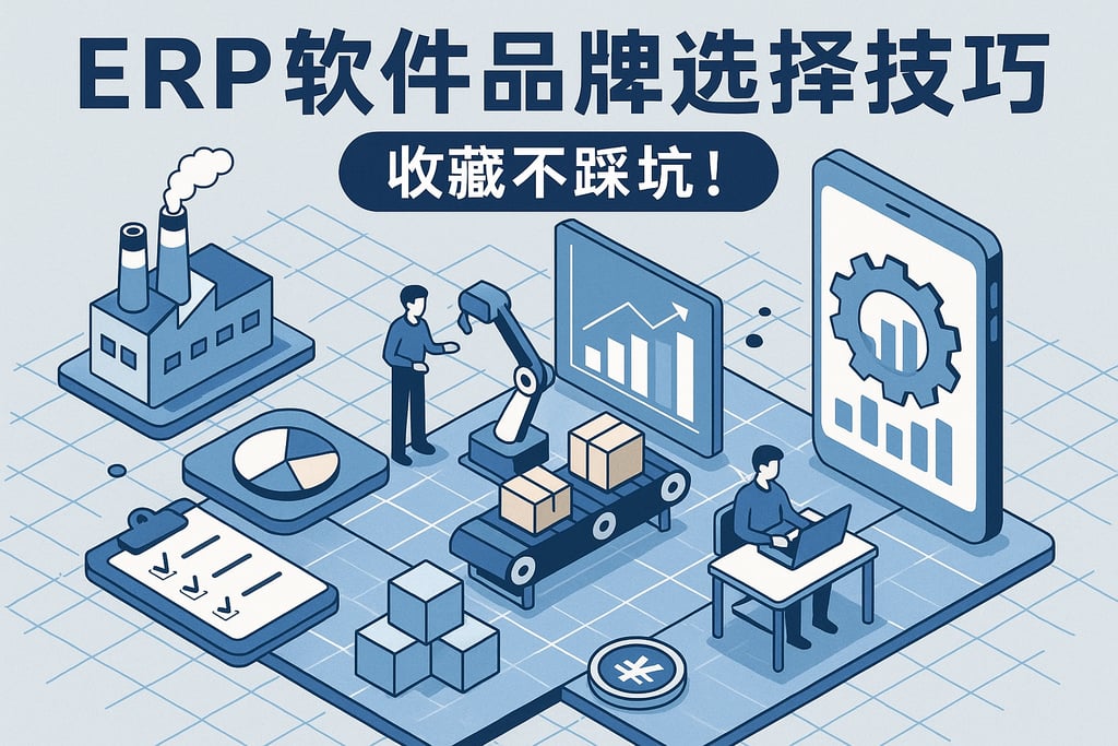 ERP软件品牌选择技巧，收藏不踩坑！