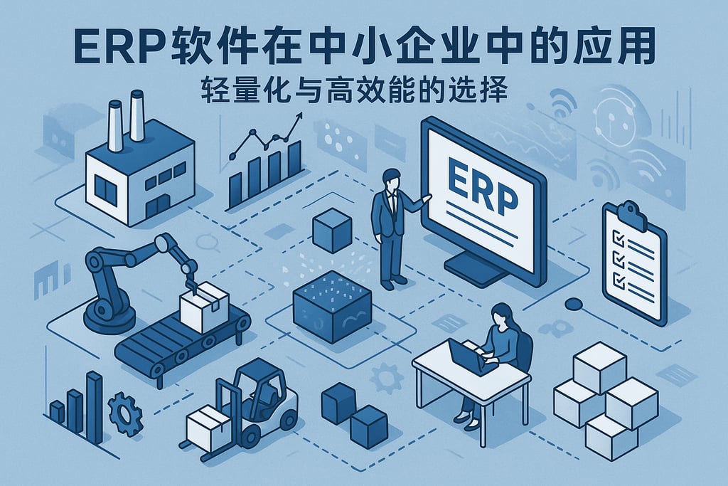 ERP软件在中小企业中的应用，轻量化与高效能的选择