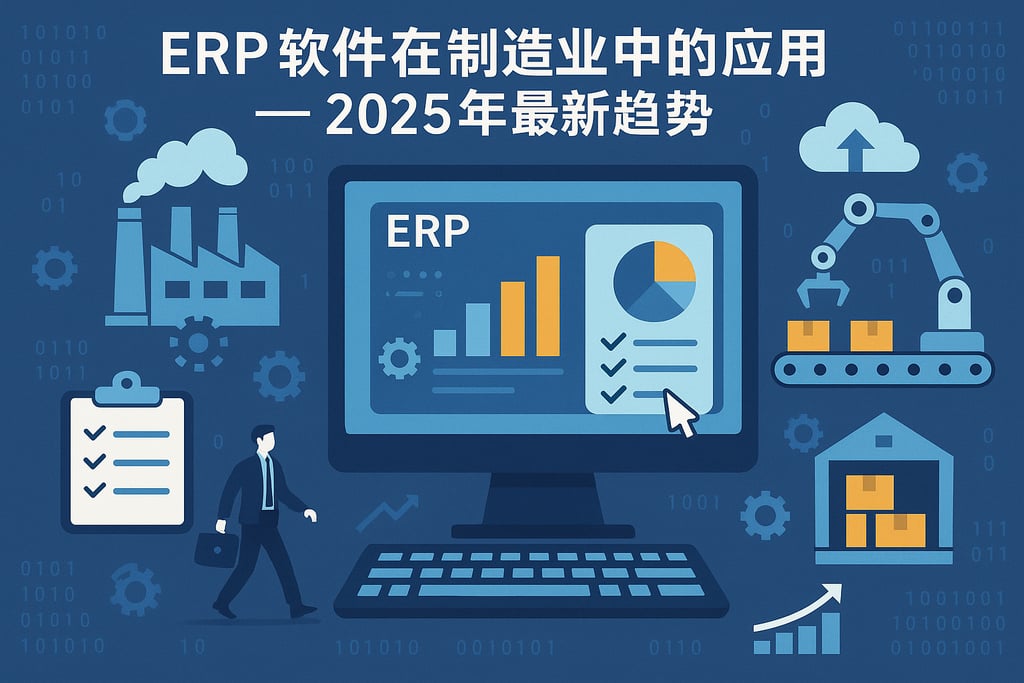 ERP软件在制造业中的应用，2025年最新趋势