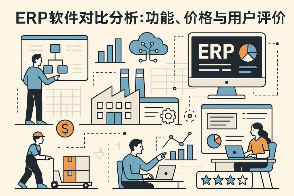 ERP软件对比分析：功能、价格与用户评价