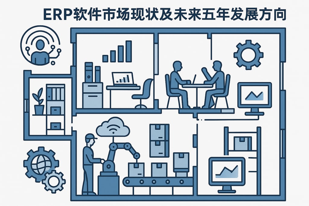 ERP软件市场现状及未来五年发展方向