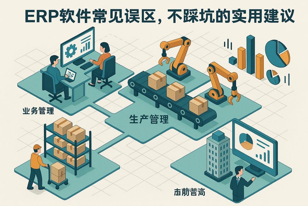 ERP软件常见误区，不踩坑的实用建议