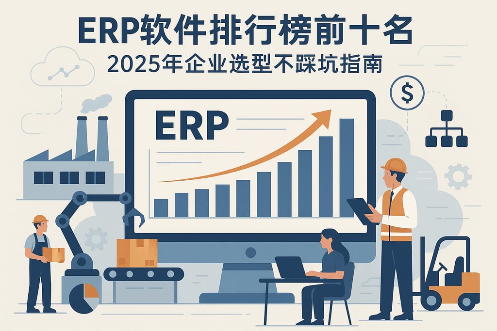 ERP软件排行榜前十名，2025年企业选型不踩坑指南