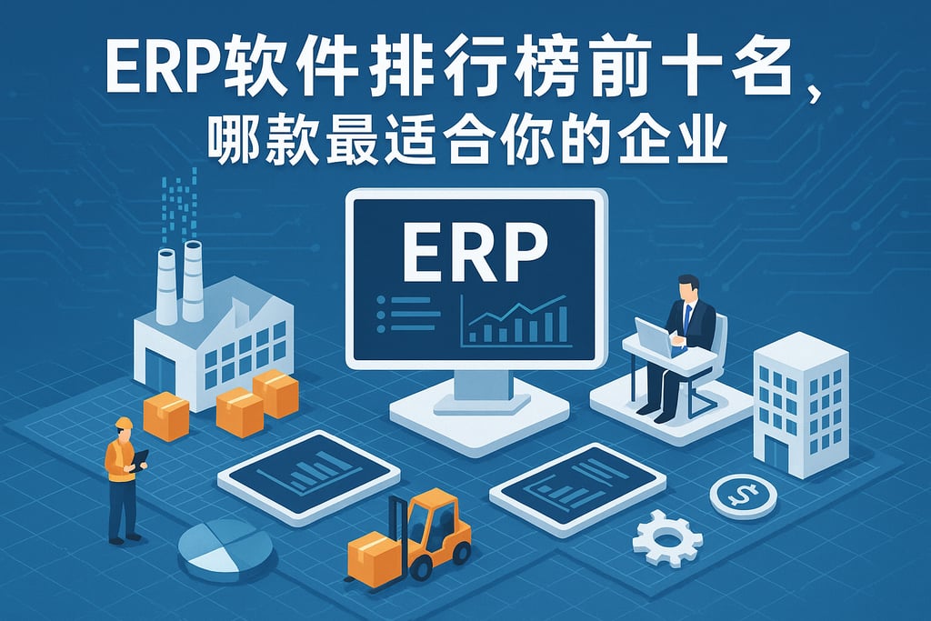ERP软件排行榜前十名，哪款最适合你的企业