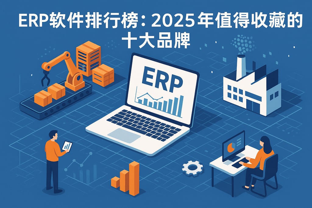 ERP软件排行榜：2025年值得收藏的十大品牌