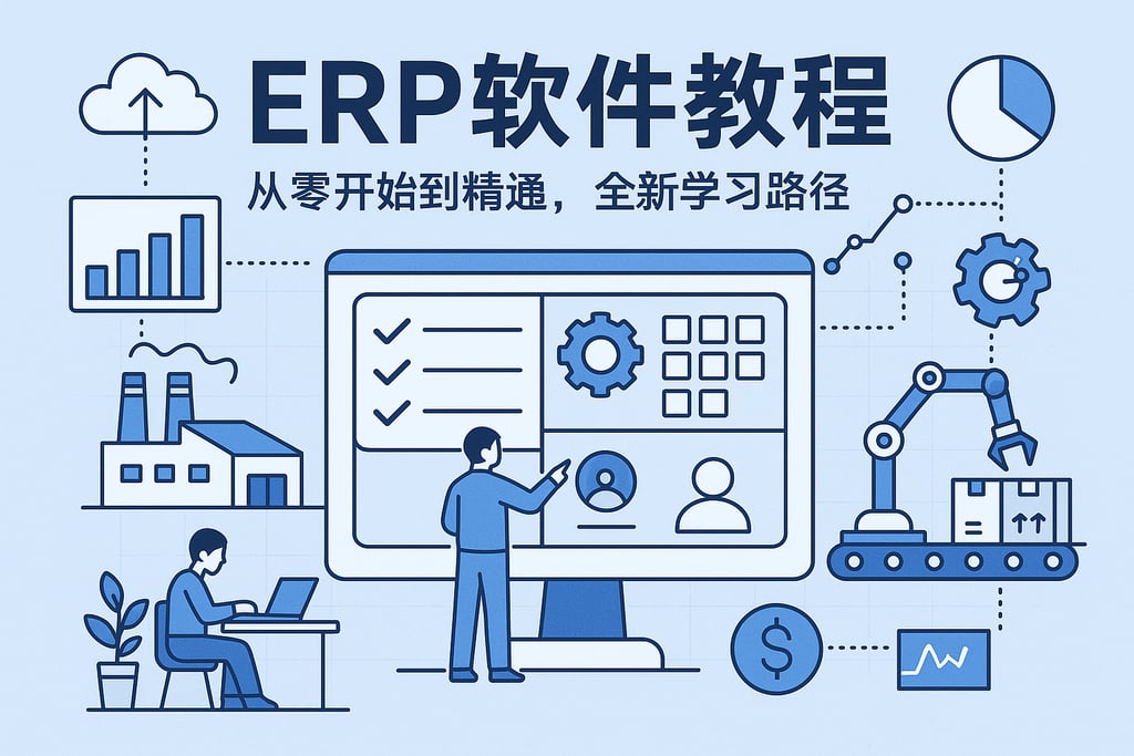 ERP软件教程：从零开始到精通，全新学习路径